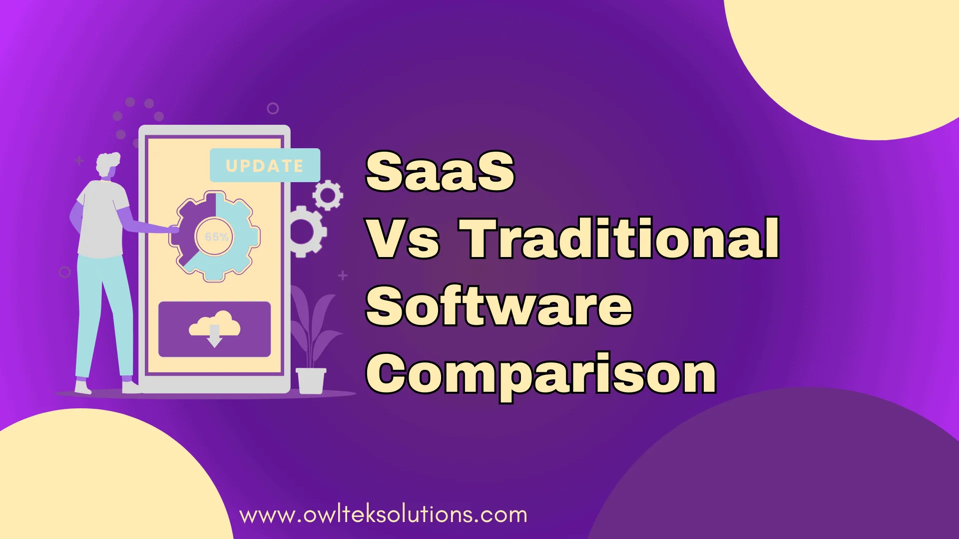 SaaS Vs Traditional Software Comparison SaaS Vs Traditional Software Comparison